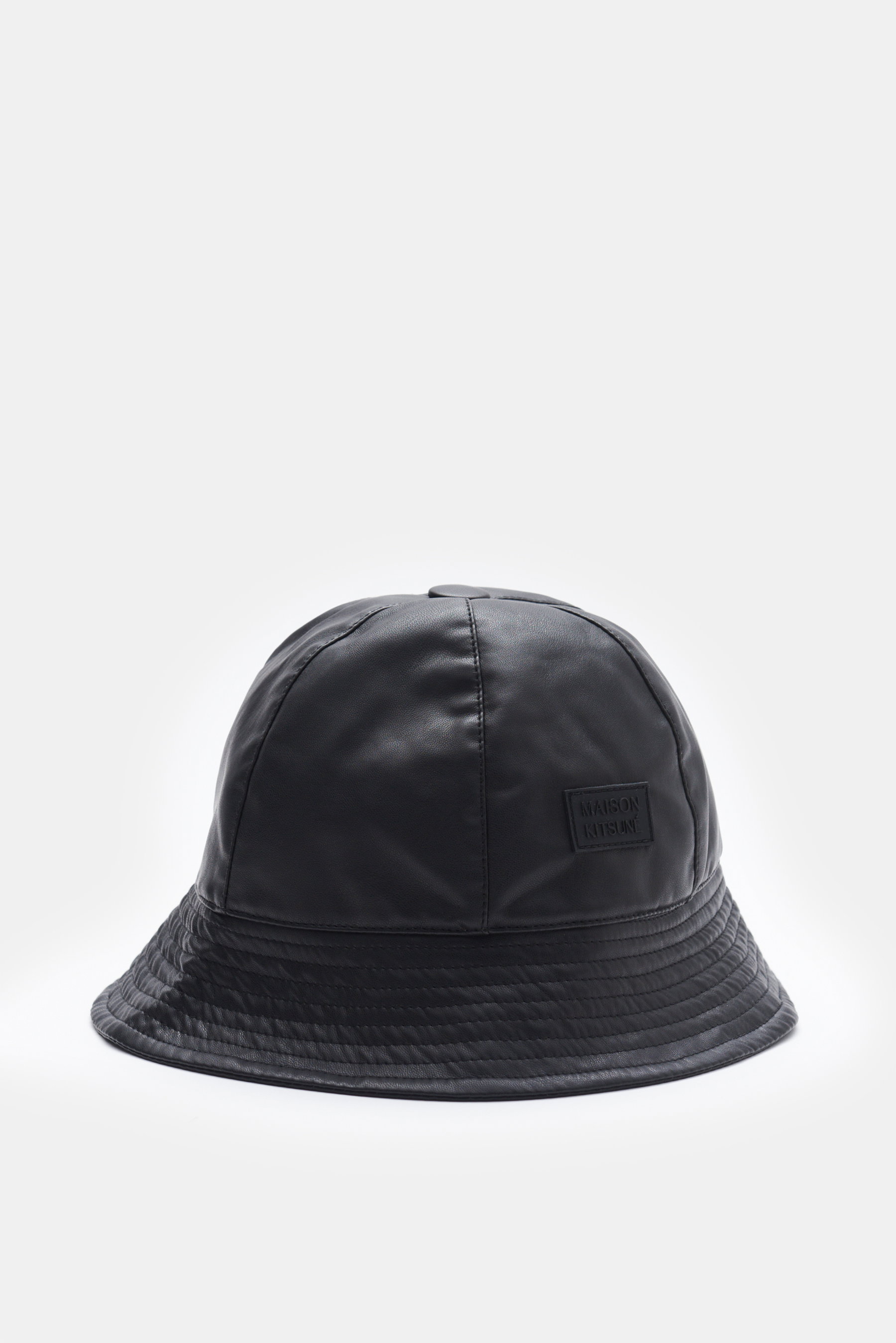 Maison Kitsuné Bucket Hat schwarz