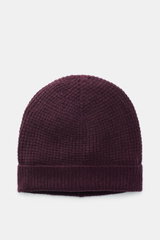 von Braun Cashmere beanie burgundy