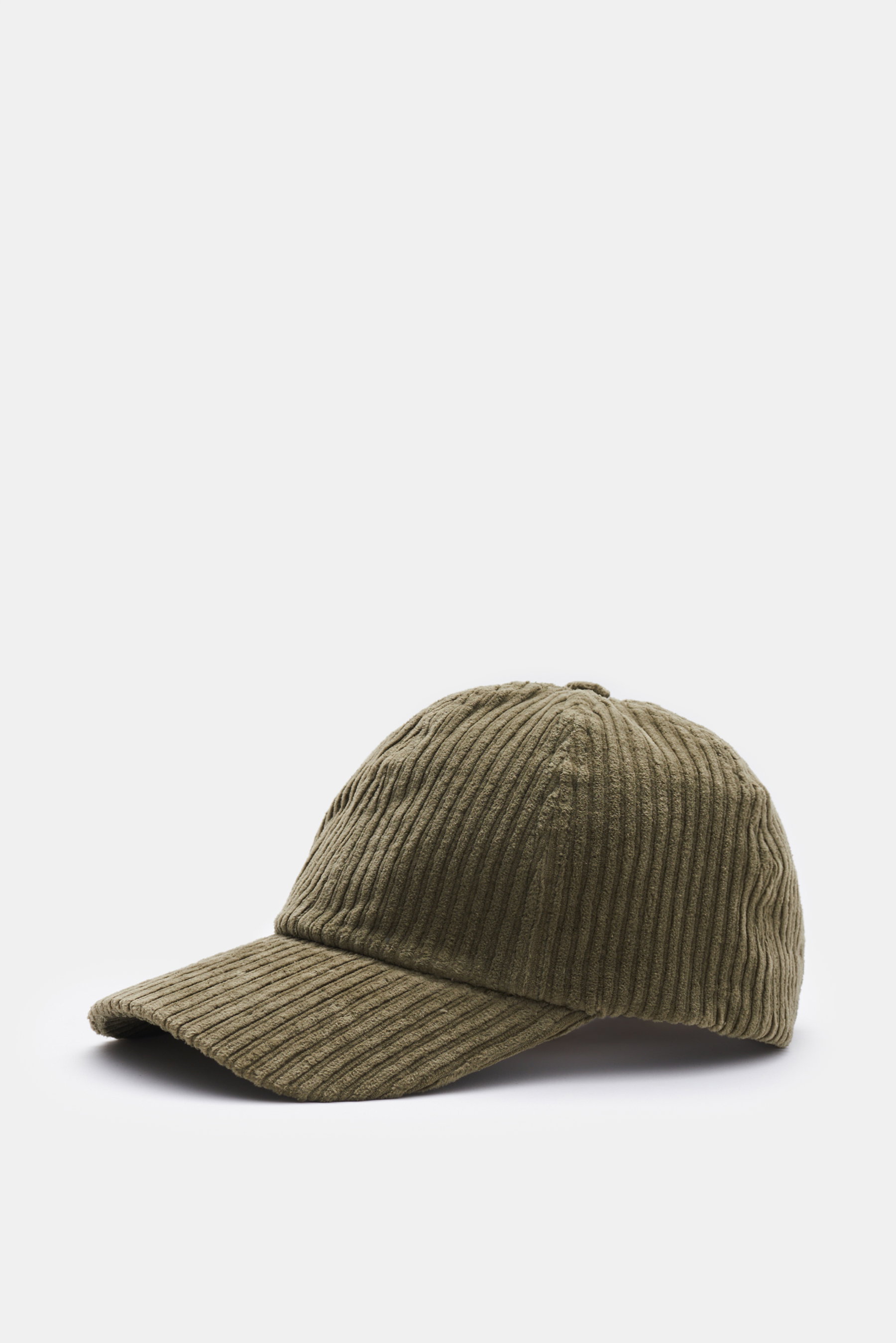 04651/ A trip in a bag Cord Baseball-Cap oliv