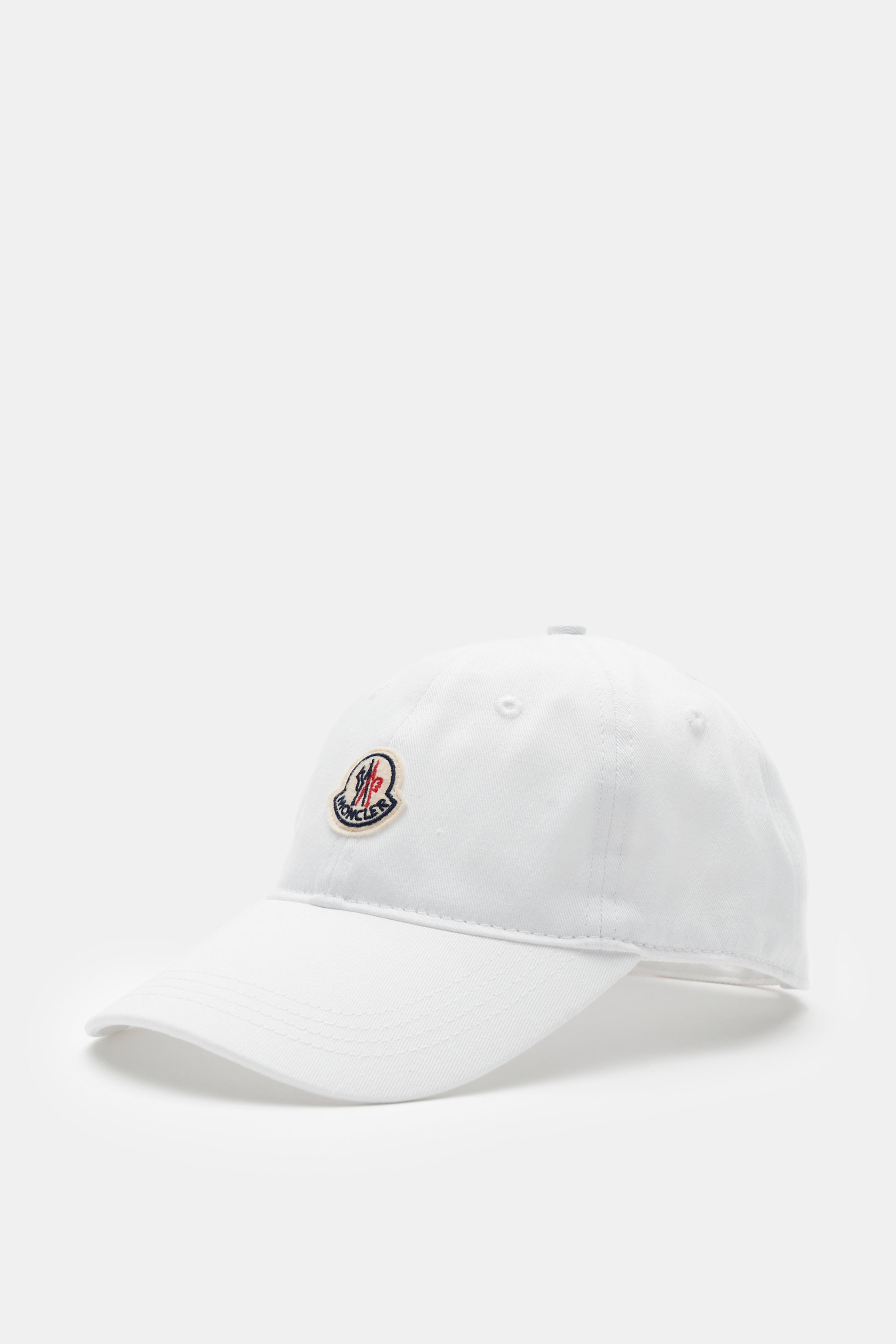 Moncler Baseball-Cap weiß