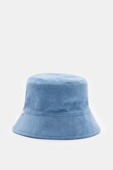 04651/ A trip in a bag Frottee Bucket Hat 'Terry Hat' rauchblau