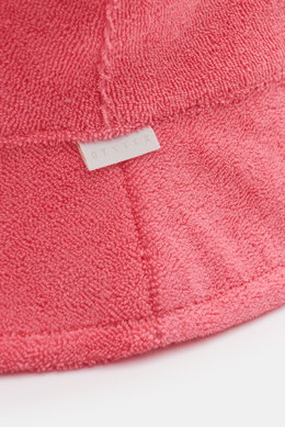 04651/ A trip in a bag Frottee Bucket Hat 'Terry Hat' koralle