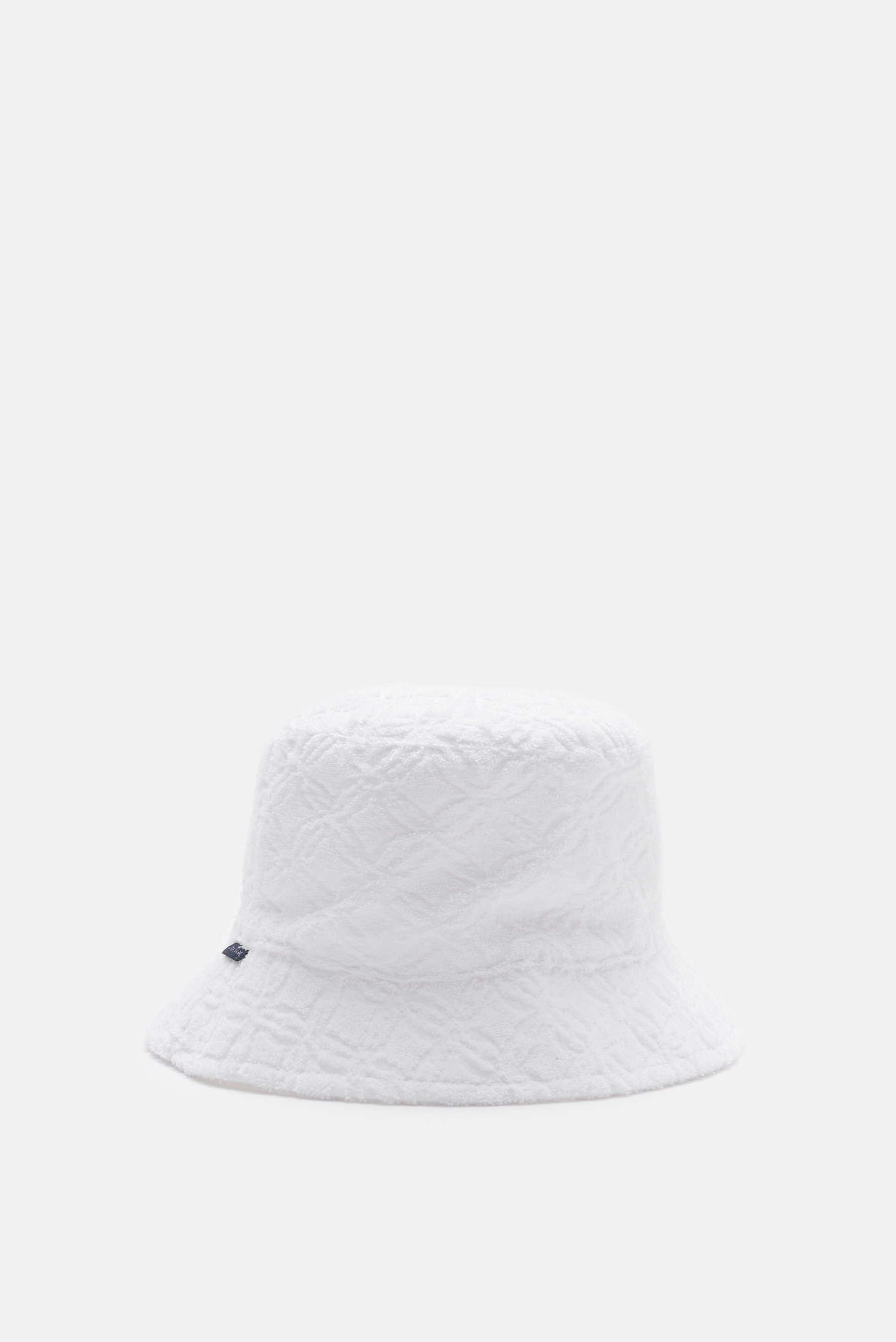 04651/ A trip in a bag Kinder Frottee-Bucket Hat 'Kids Bucket' weiß