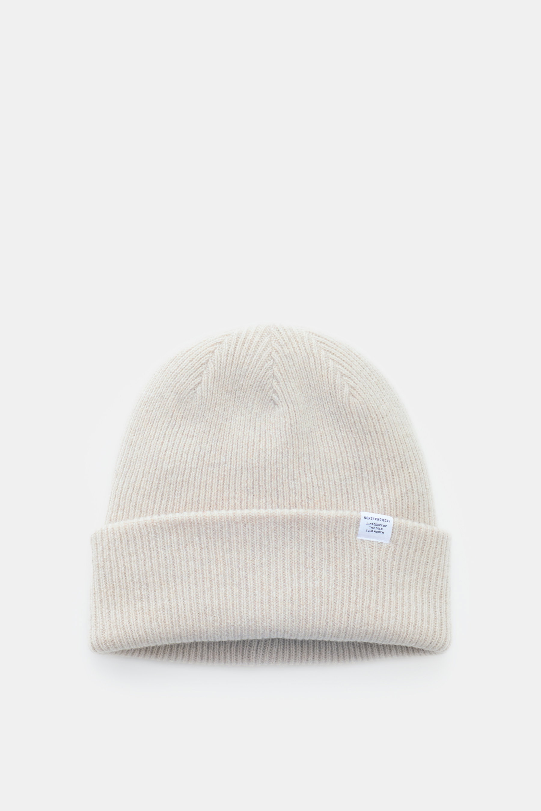 Norse Projects Wollmütze 'Merino Lamb Beanie' beige