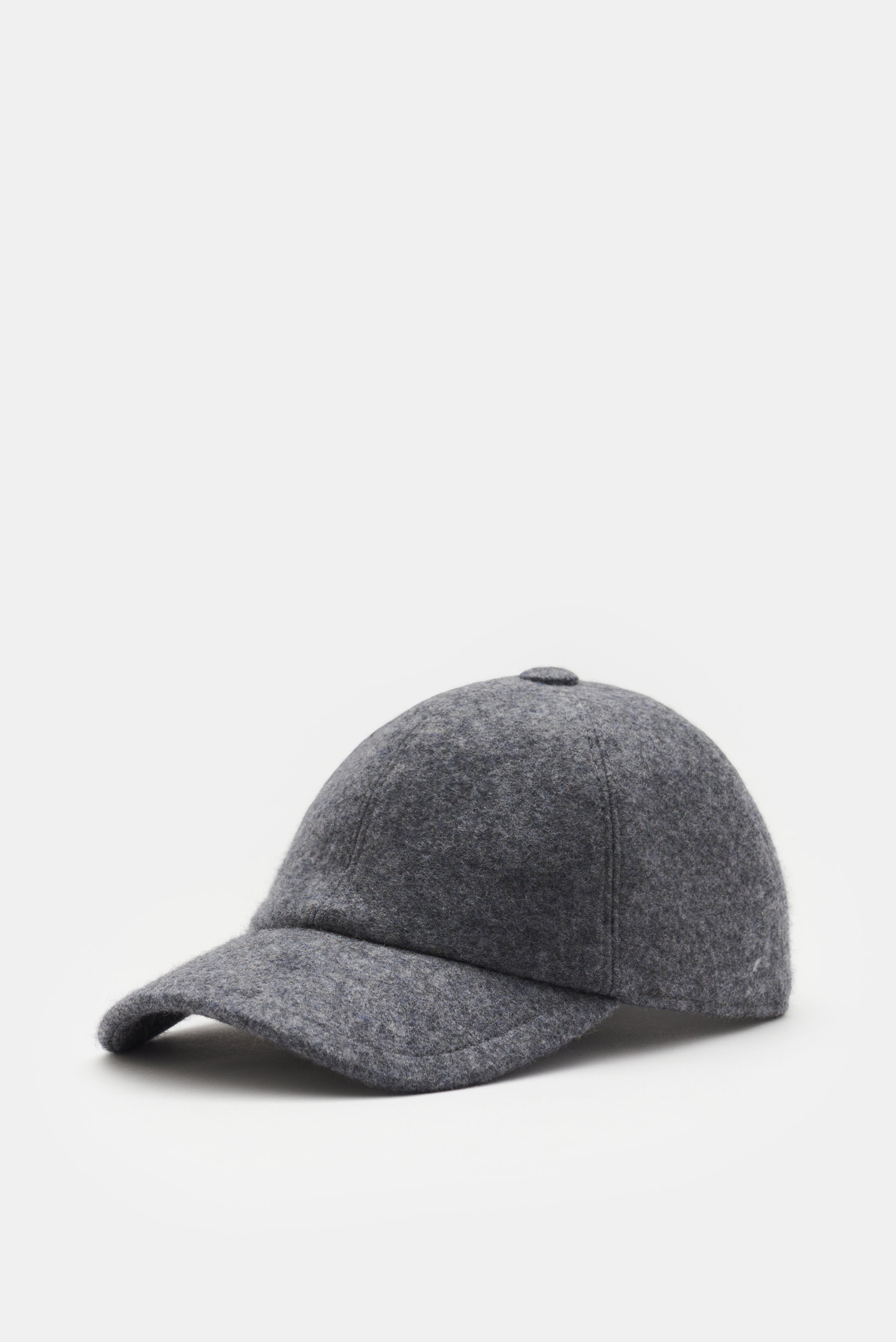 Fedeli Cashmere Baseball-Cap 'Land' grau