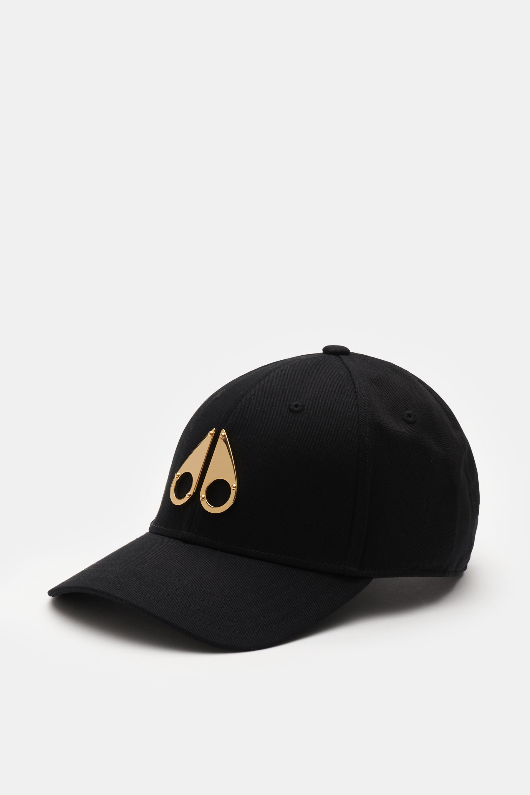 Moose Knuckles Baseball-Cap 'Gold' schwarz