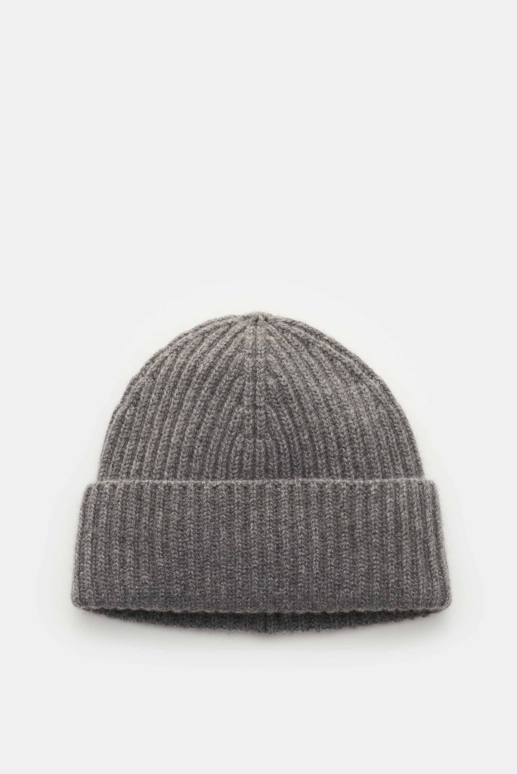 Moorer Cashmere Mütze 'Davis-CWS' grau