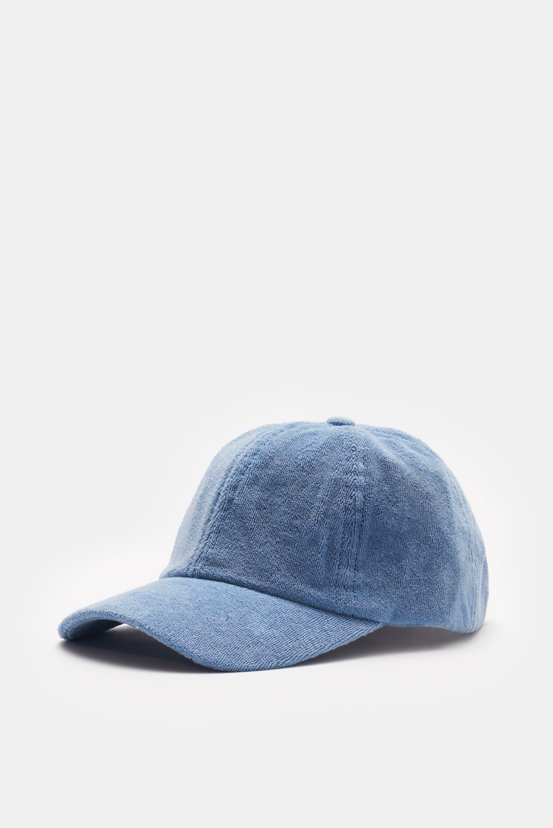 04651/ A trip in a bag Frottee-Cap 'Oyster' hellblau