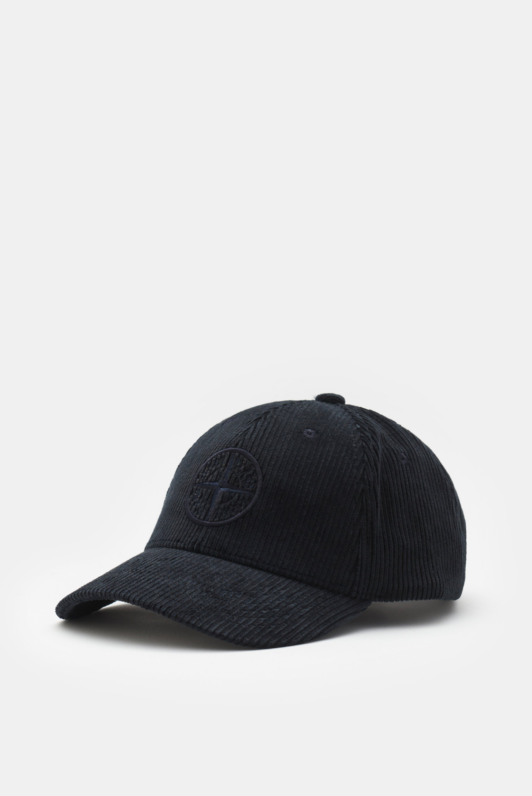 Stone Island Cord Baseball-Cap dark navy