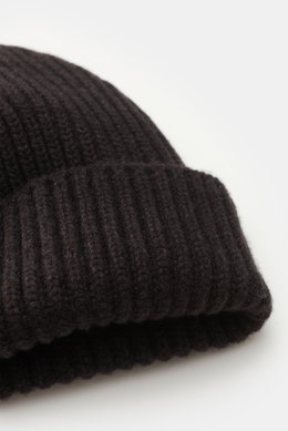 Fedeli Cashmere Mütze 'Alfredo' dunkelbraun