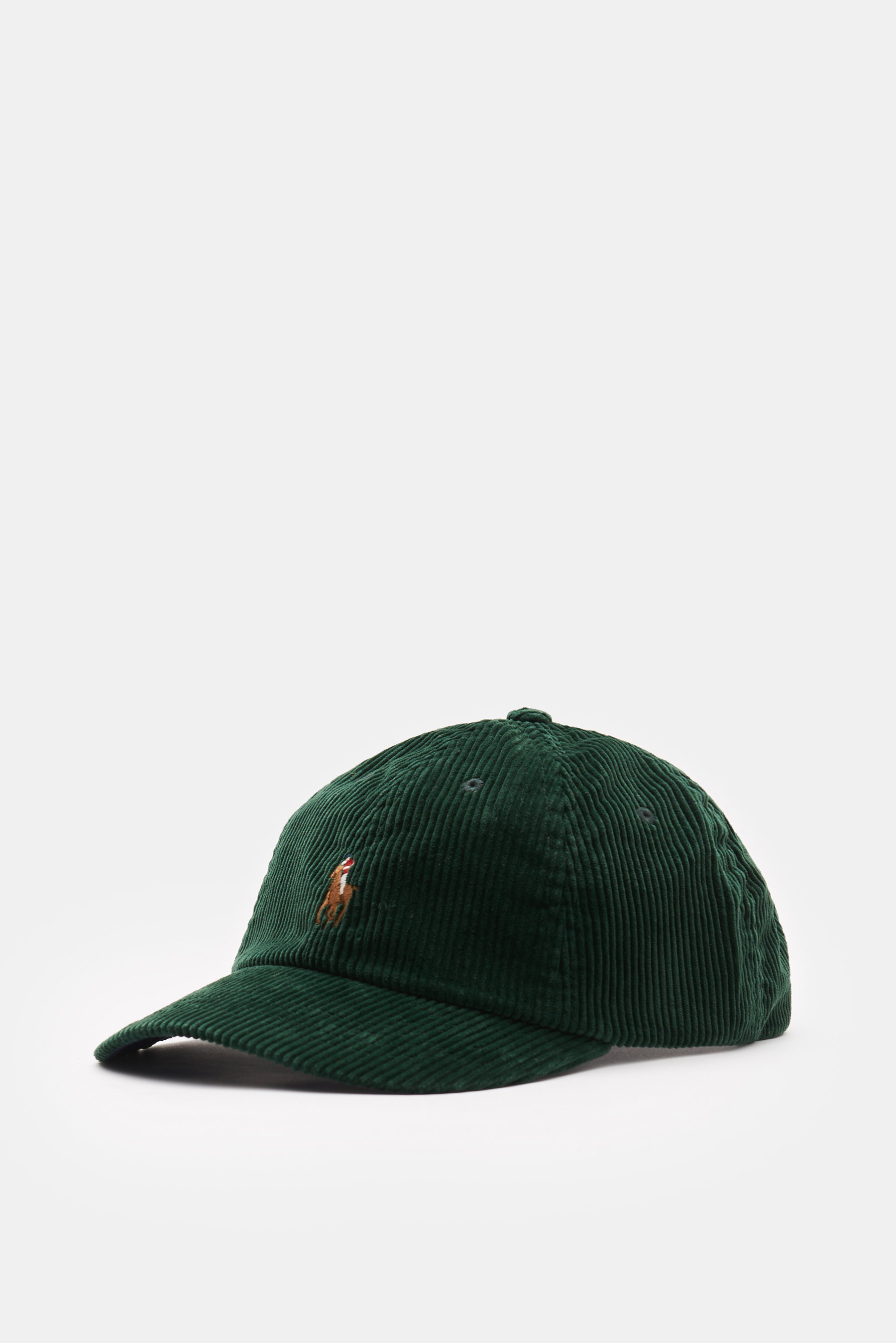 Polo Ralph Lauren Cord Baseball-Cap dunkelgrün