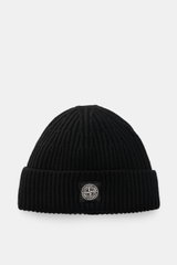 Stone Island Wollmütze schwarz