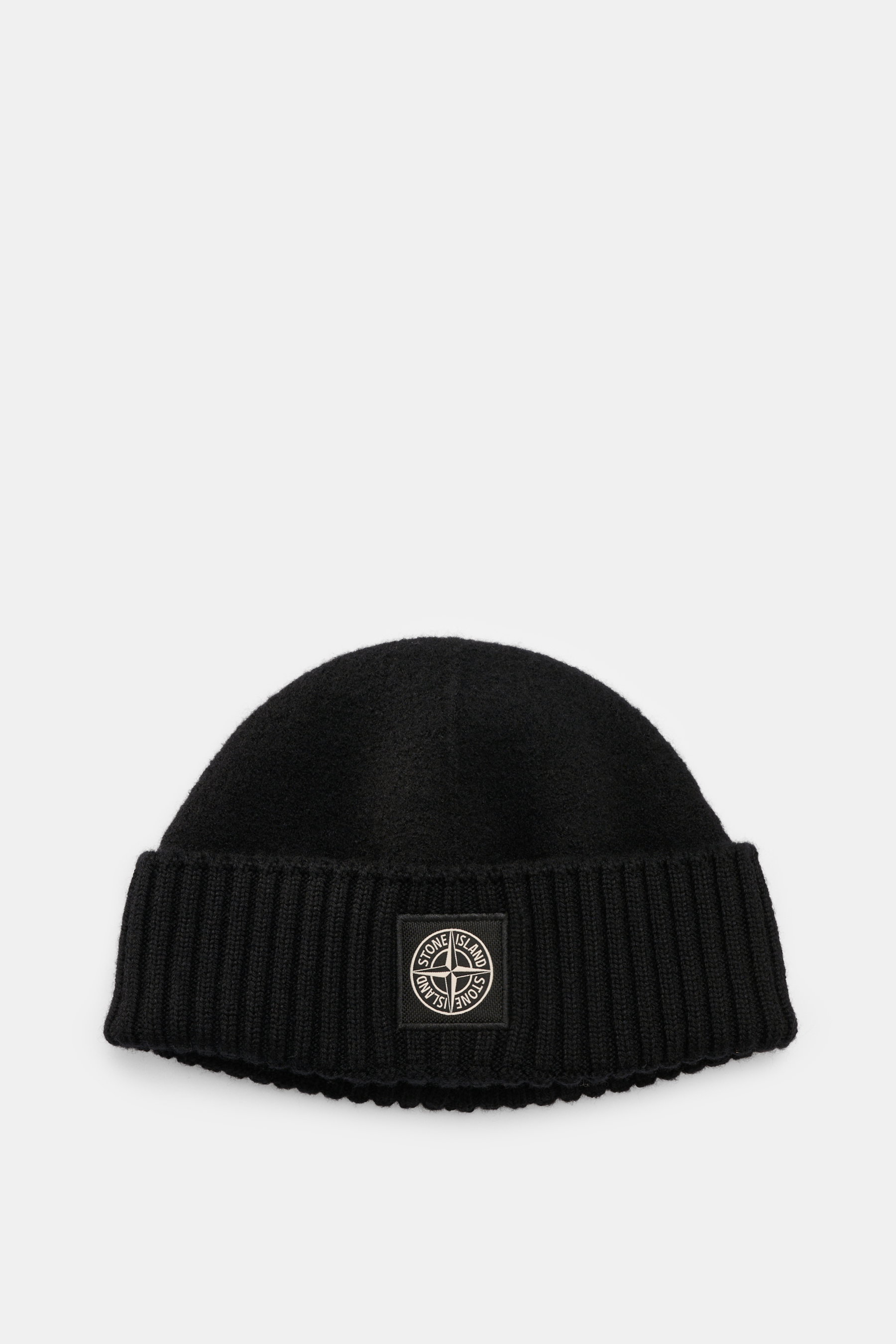 Stone Island Wollmütze schwarz