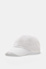 Weiß fotografierte 04651/ A trip in a bag Frottee Baseball-Cap 'Terry' im Six-Panel-Stil aus weichem Baumwollfrottee mit verstellbarem Verschluss, sportiv und preppy.