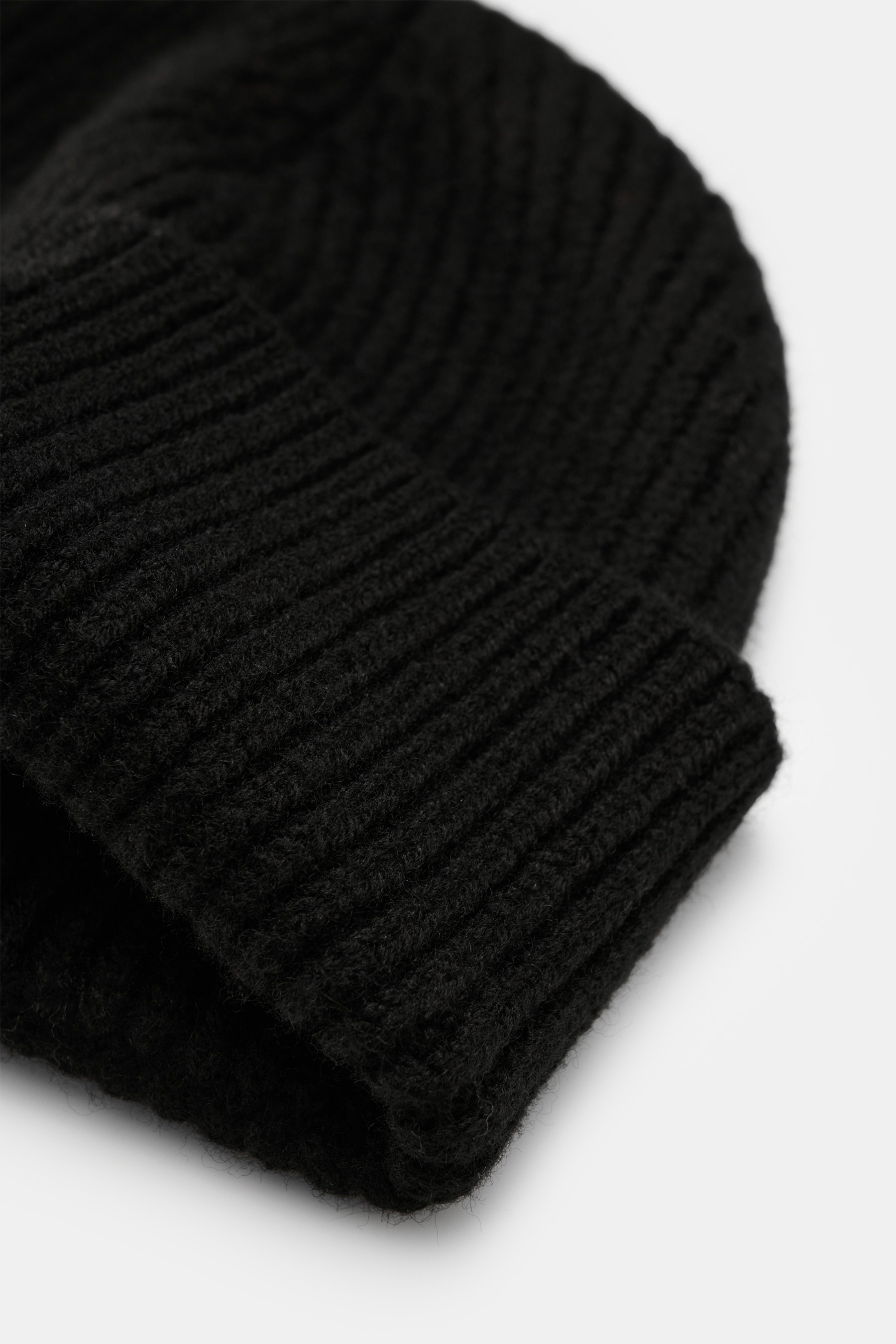AMI PARIS Wool Beanie Black