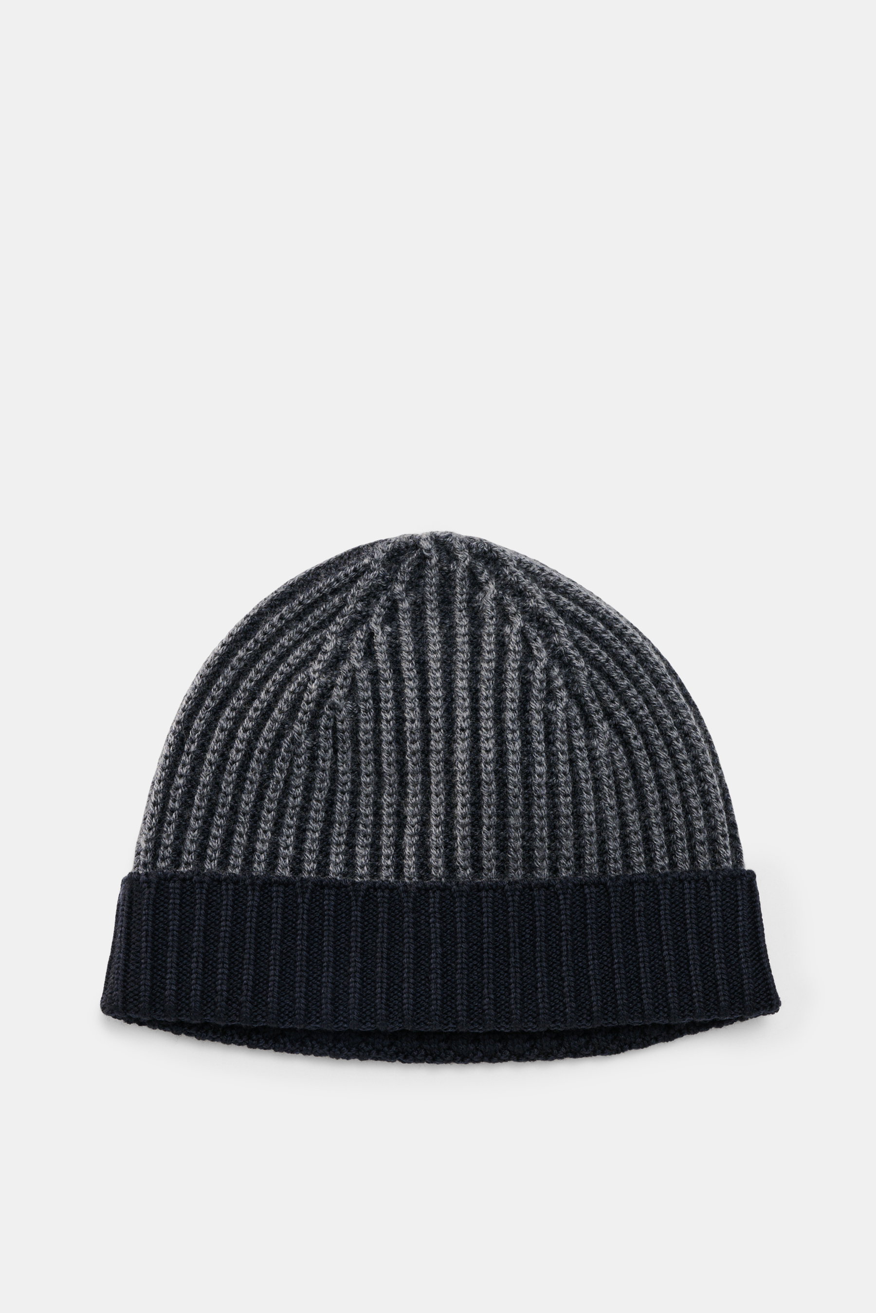 Wollmütze 'Foggy' navy/grau