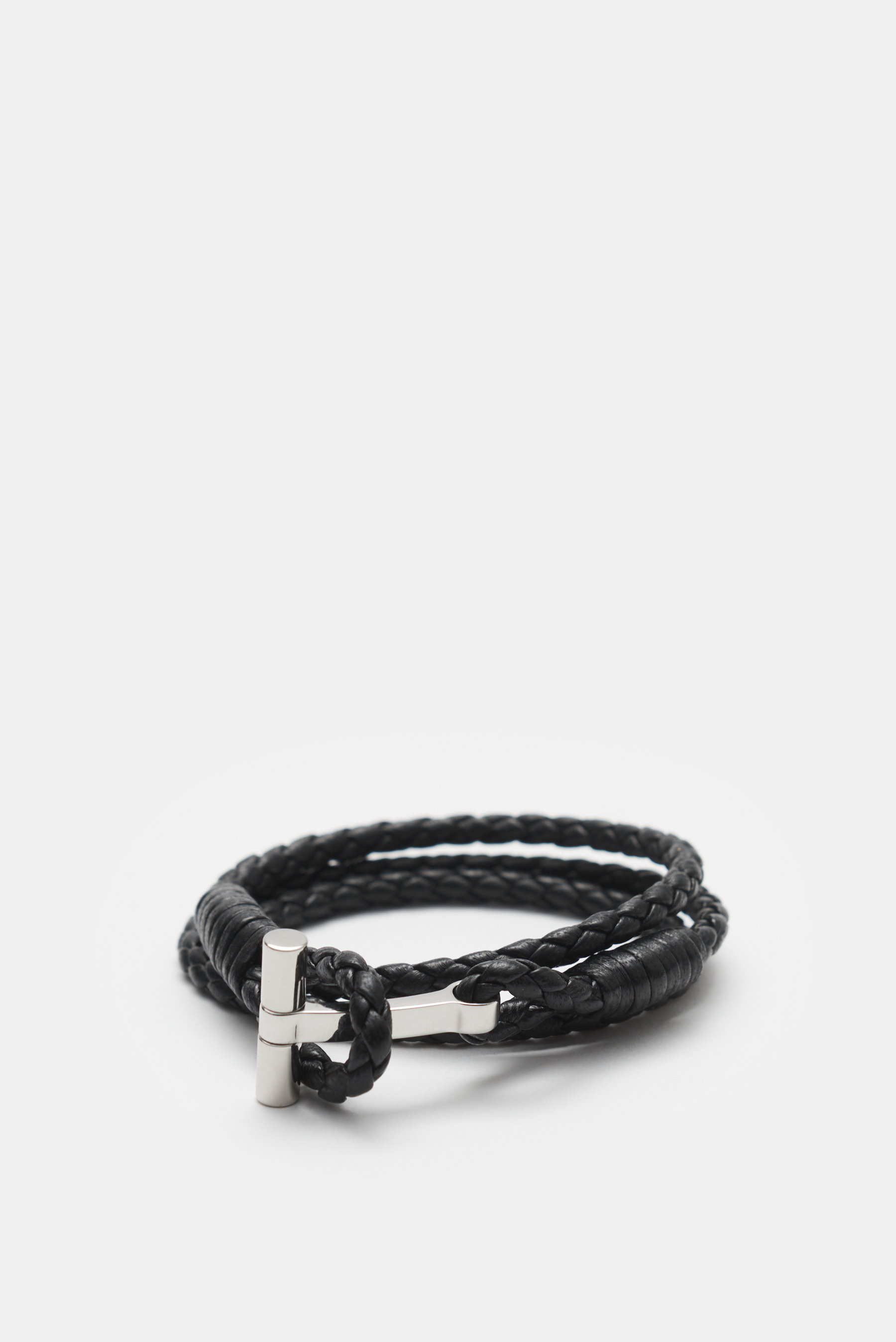 Tom Ford Armband schwarz/silber