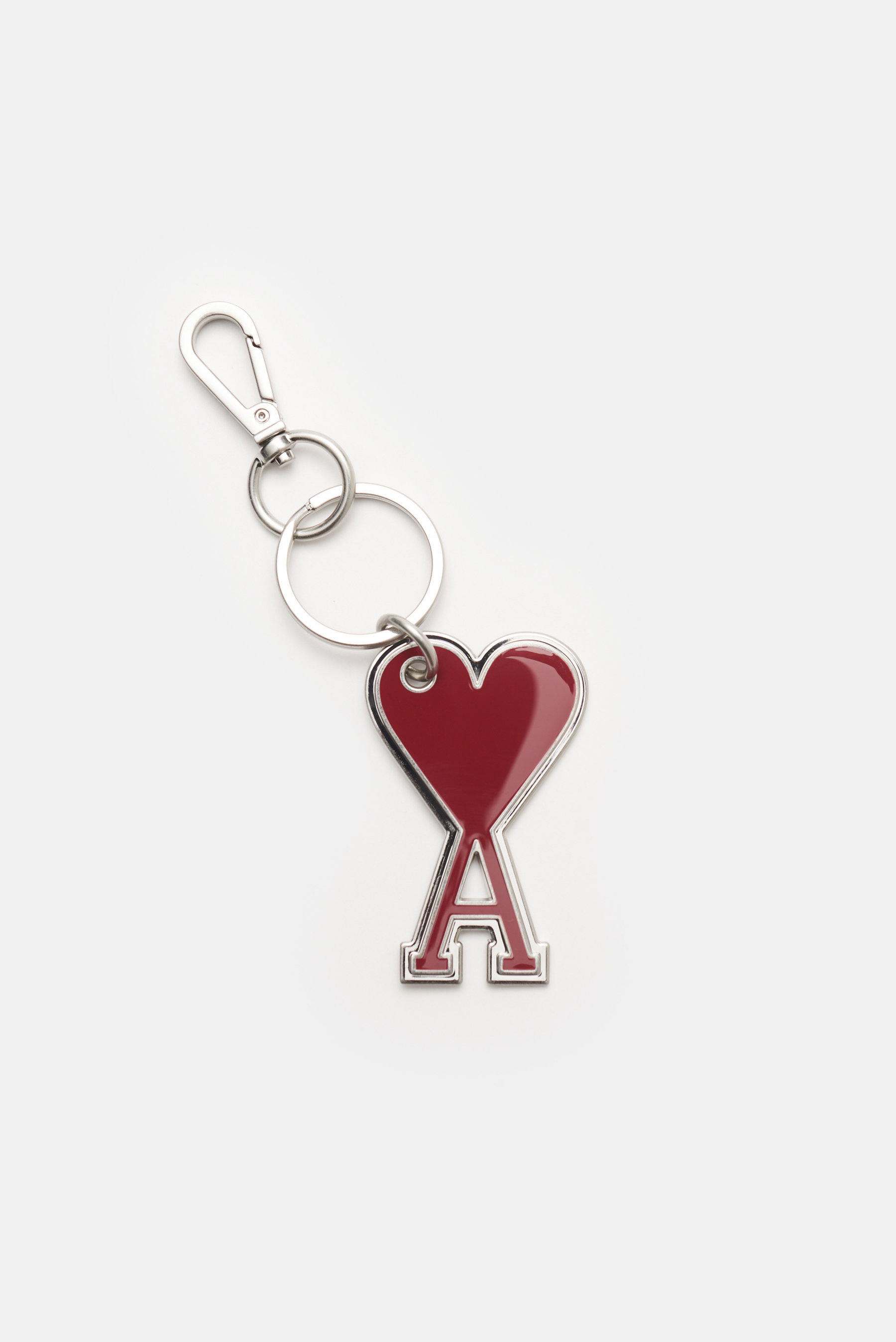 Ami Paris Schlüsselanhänger rot/silber