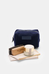 Santoni Schuhpflege-Set navy
