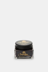 Crockett & Jones Schuhcreme braun 75 ml im quadratischen Glas von vorn fotografiert, pflegt Glattleder, nährt, schützt und bringt Wachsglanz.