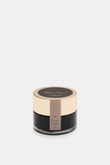 Santoni Schuhcreme schwarz 50 ml, von vorne fotografiert, schwarze Schuhcreme mit hohem Wachsanteil für Glattleder, Made in Italy.