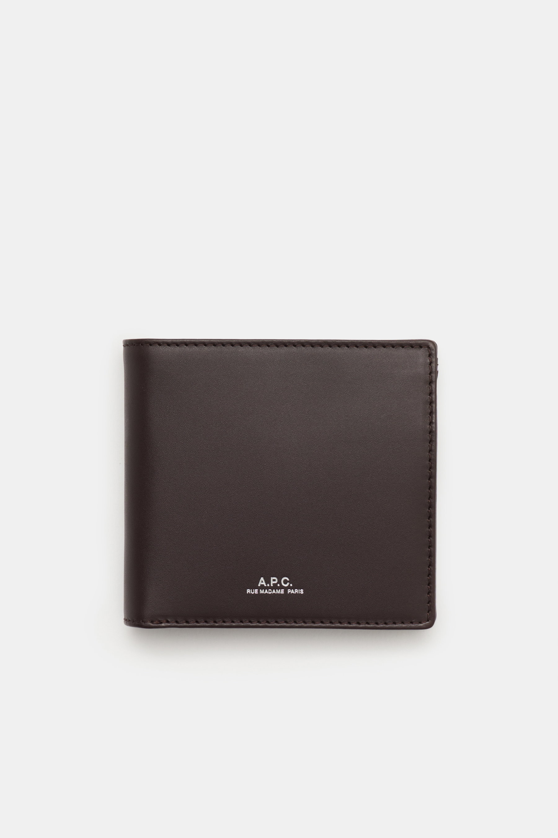 A.P.C. Portemonnaie 'London' dunkelbraun
