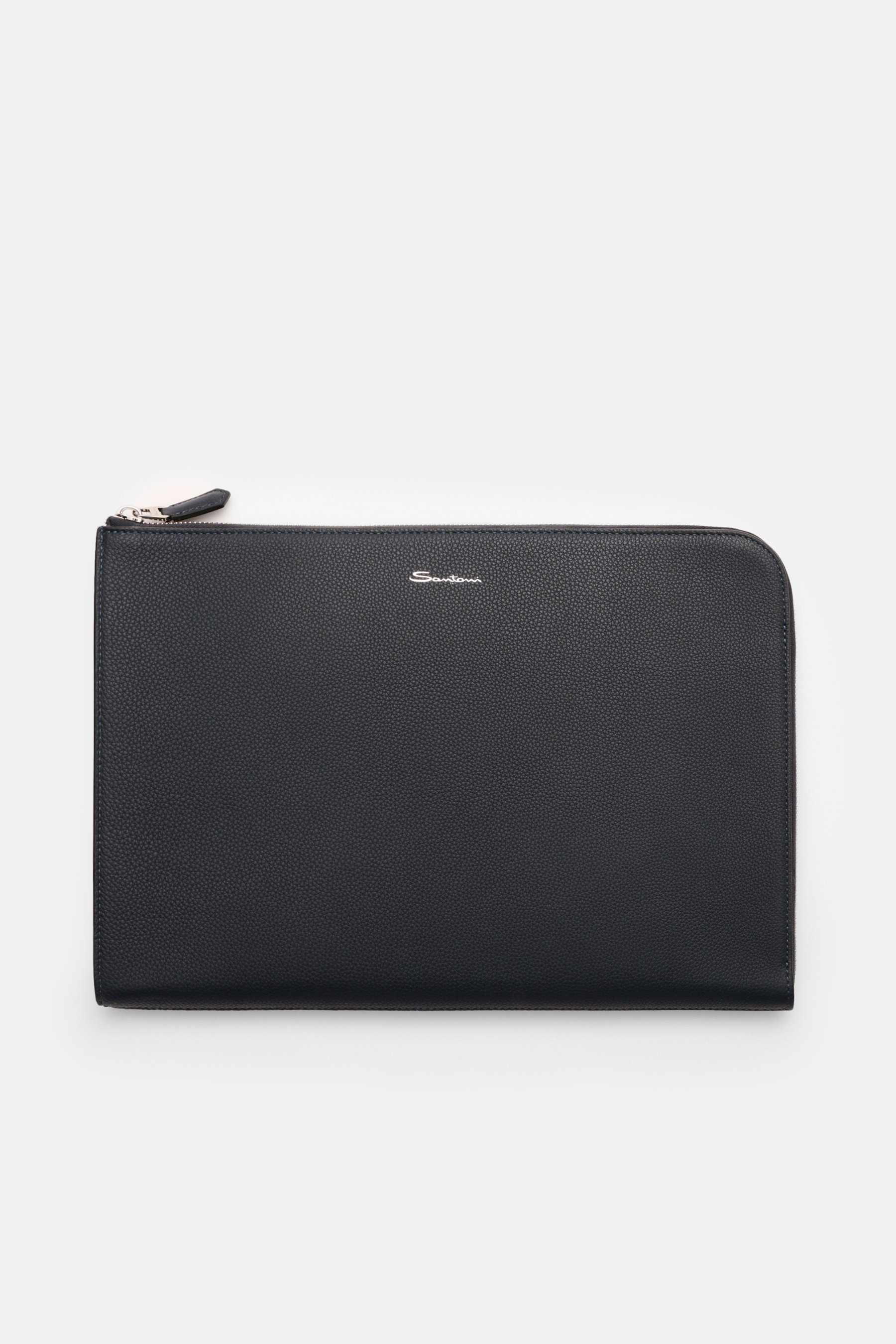 Santoni Dokumentenmappe navy