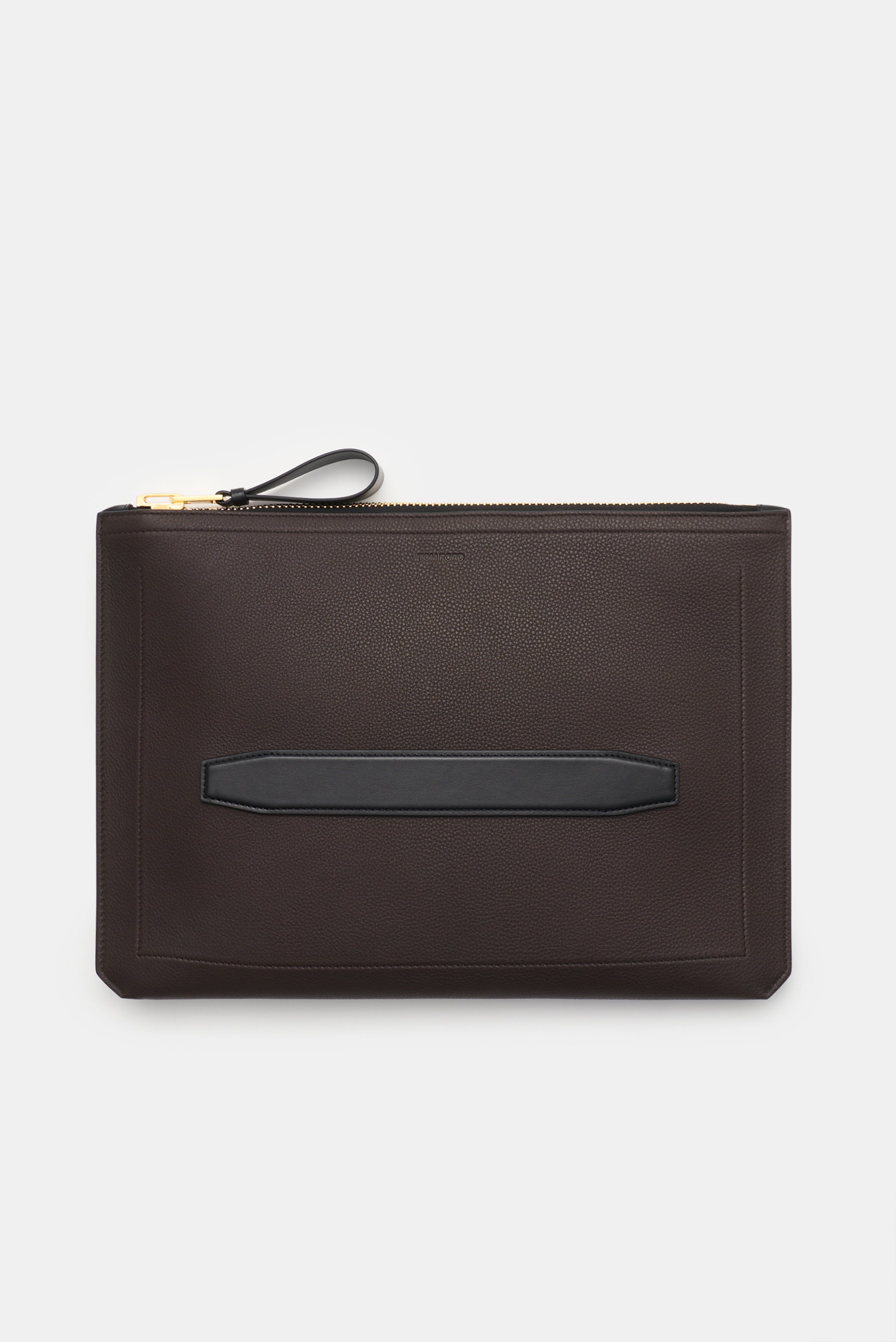 Tom Ford Dokumentenmappe dunkelbraun