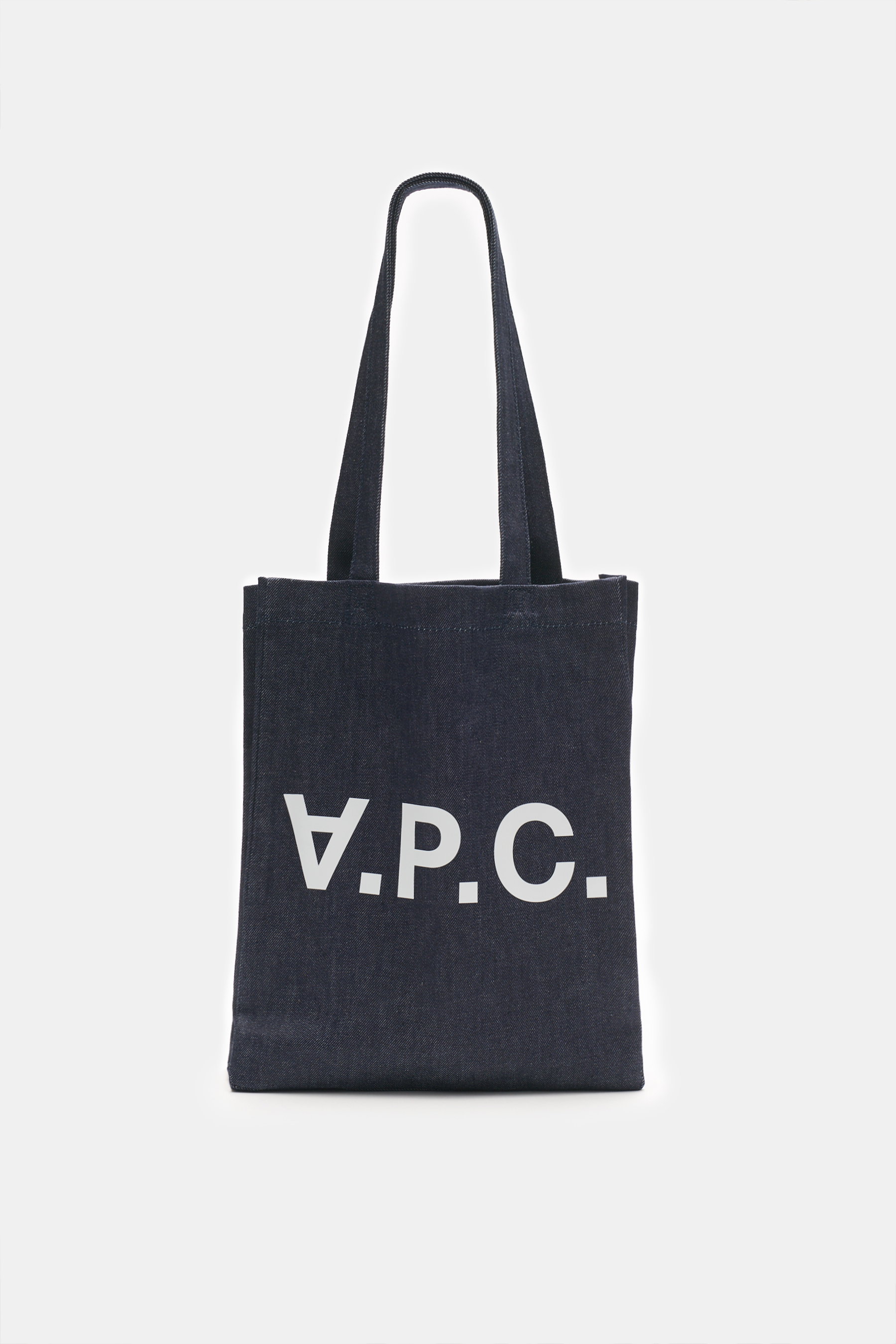 A.P.C. Denim Tote Bag 'Laure' navy