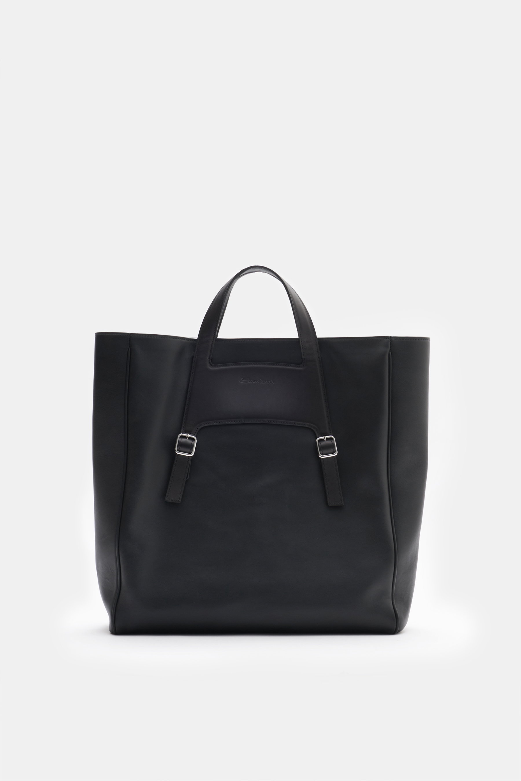Santoni Shopper schwarz
