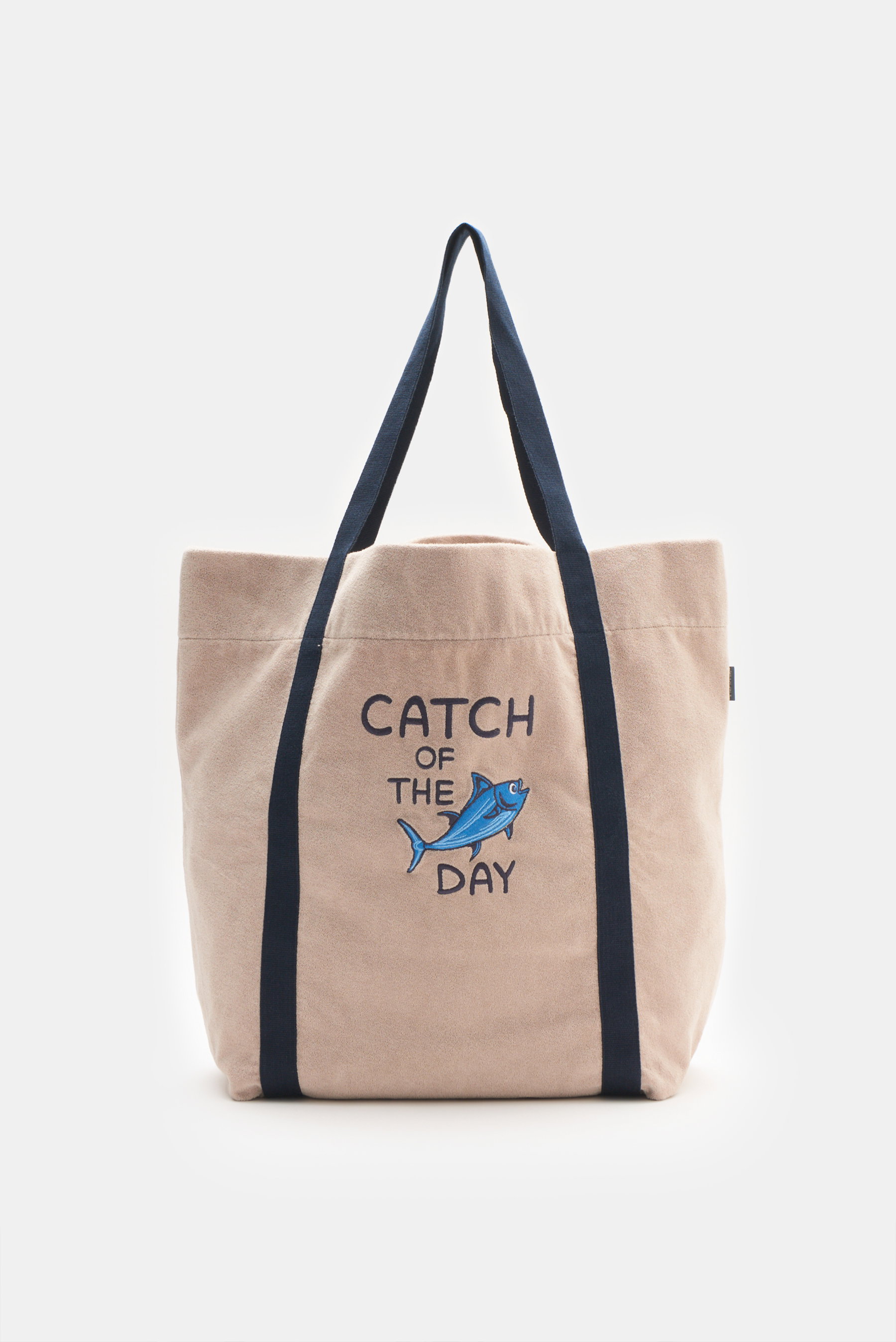 04651/ A trip in a bag Terry tote bag 'Terry Bag' beige