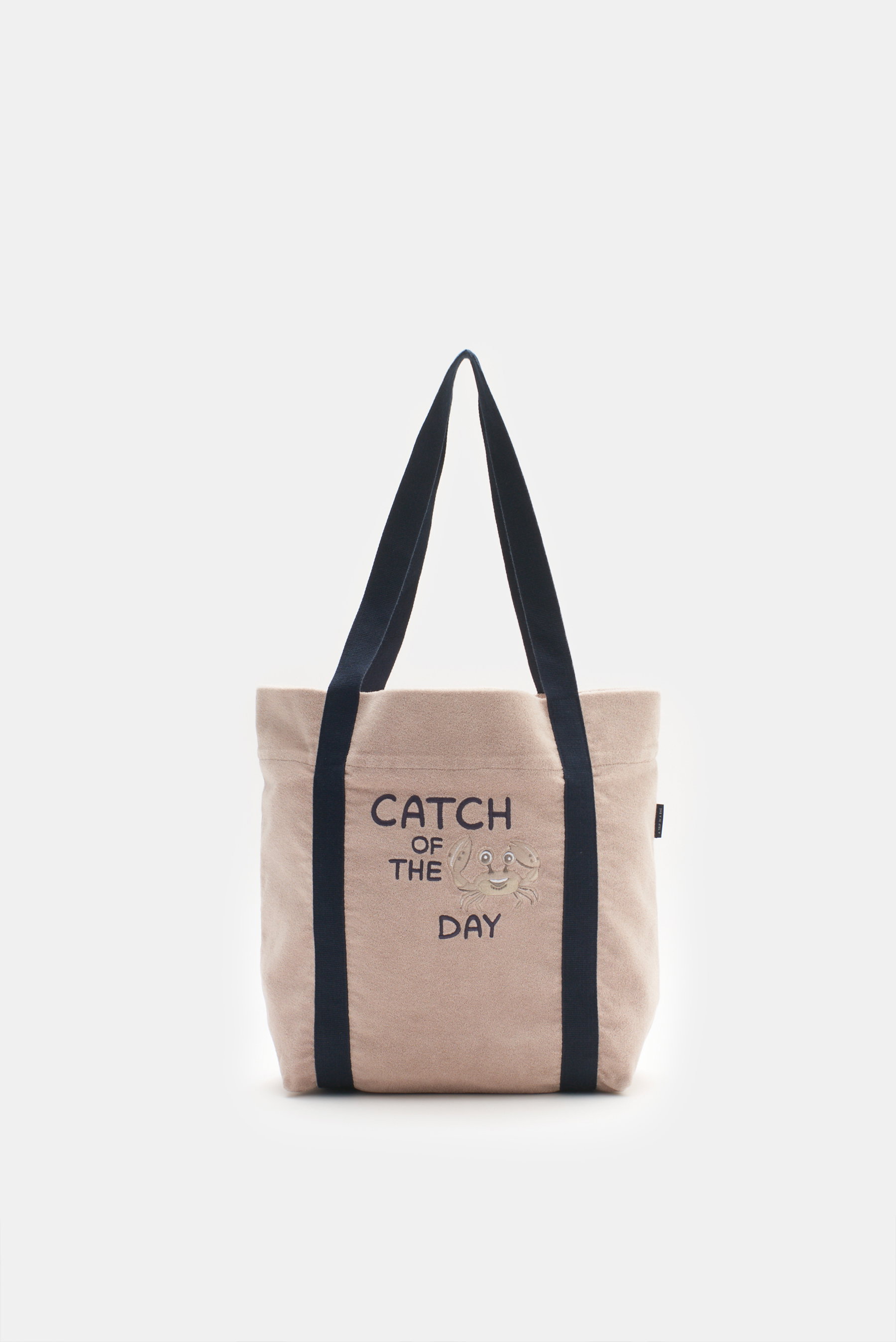04651/ A trip in a bag Kids’ terry tote bag 'Terry Bag' beige