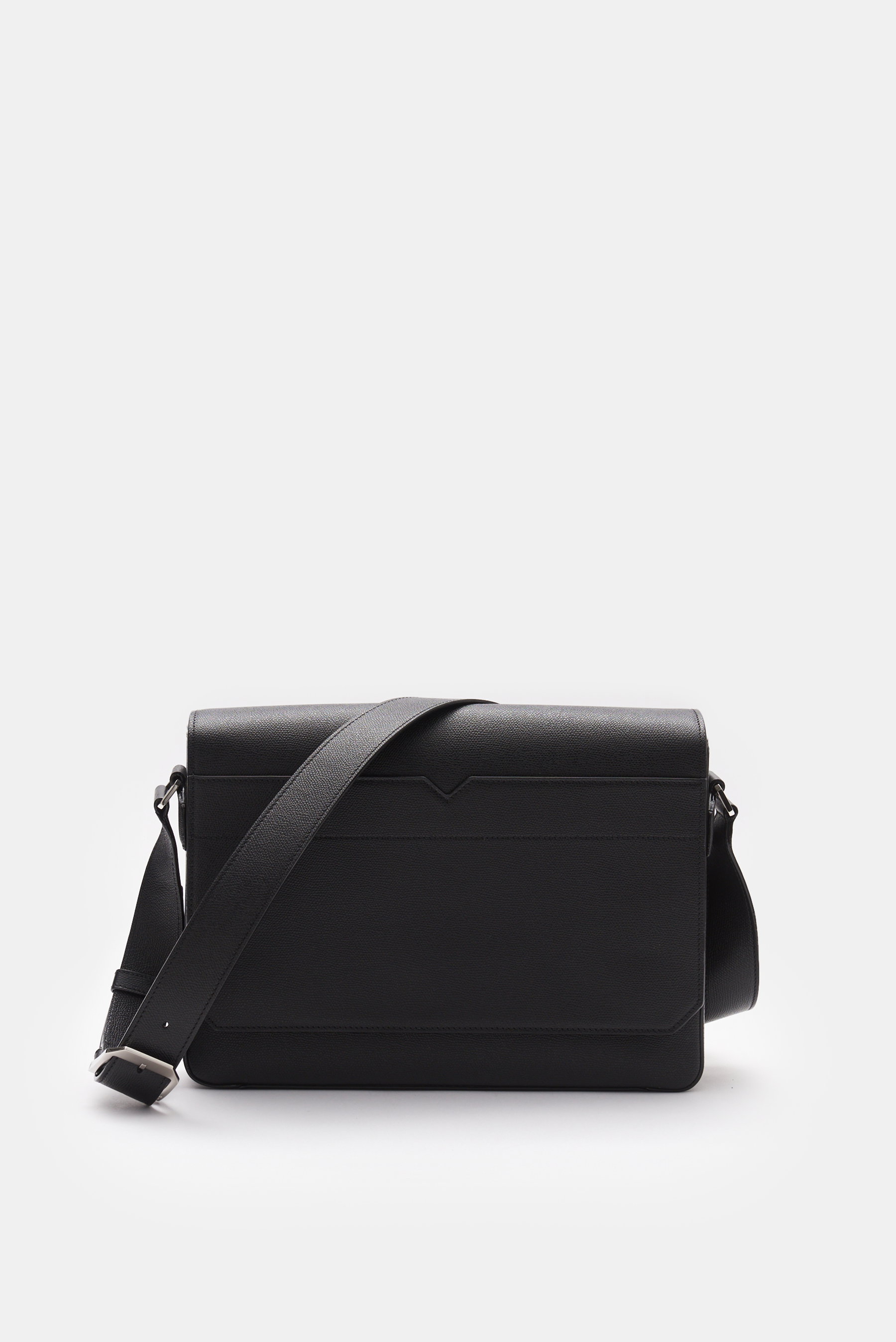 Valextra Messenger Bag 'V Line' schwarz