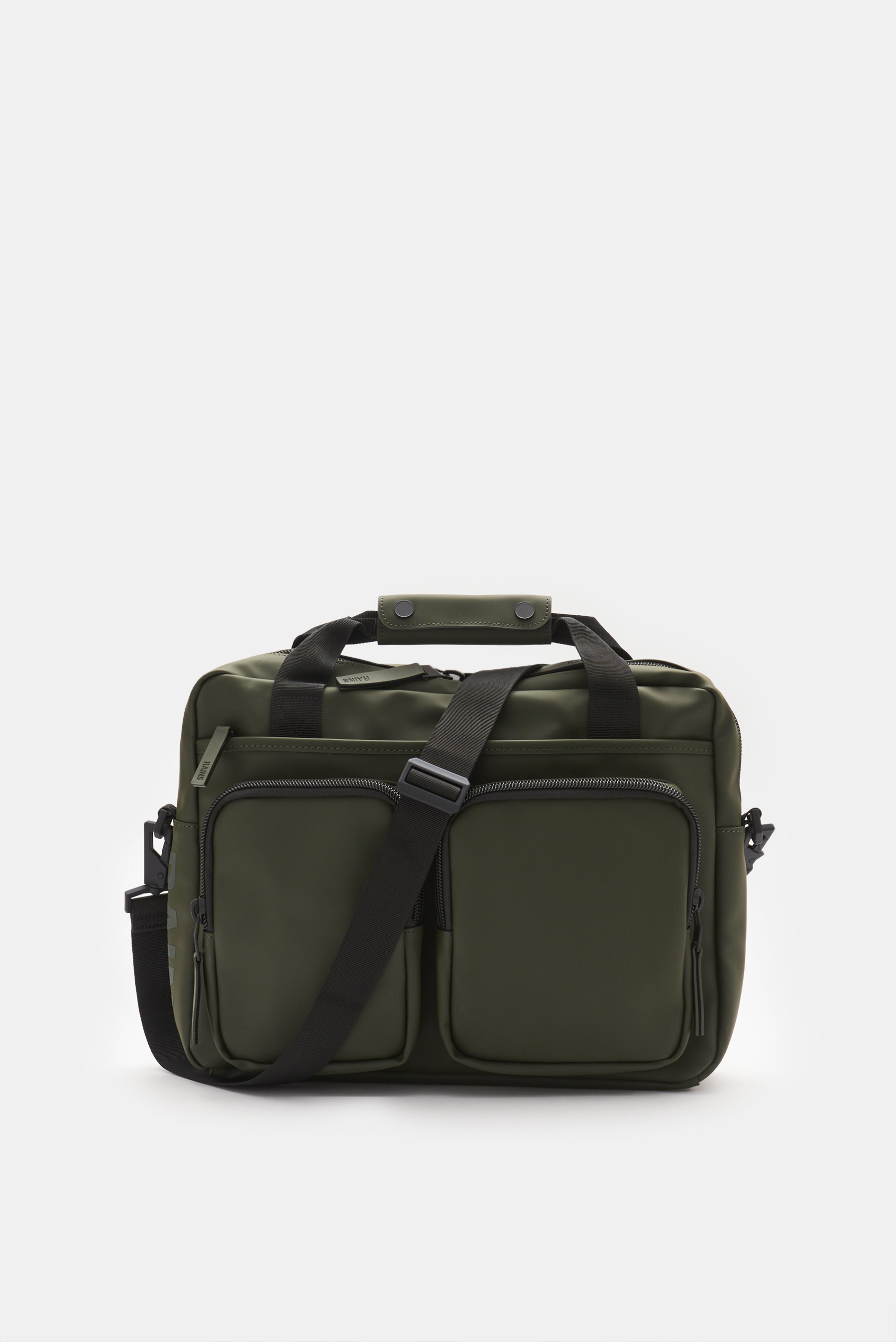 Rains Aktentasche 'Texel Tech Bag' oliv