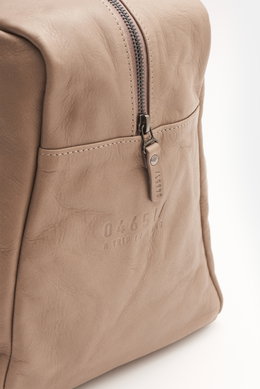 04651/ A trip in a bag Weekender 'Nubuck' taupe