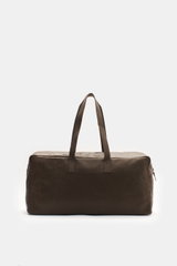 04651/ A trip in a bag Weekender 'Nubuck' braun