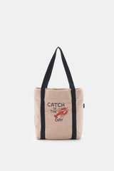 04651/ A trip in a bag Kids Frottee-Tote Bag 'Terry Bag' beige