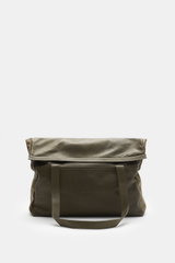 04651/ A trip in a bag Bag 'Messenger Bag Nubuck' olive