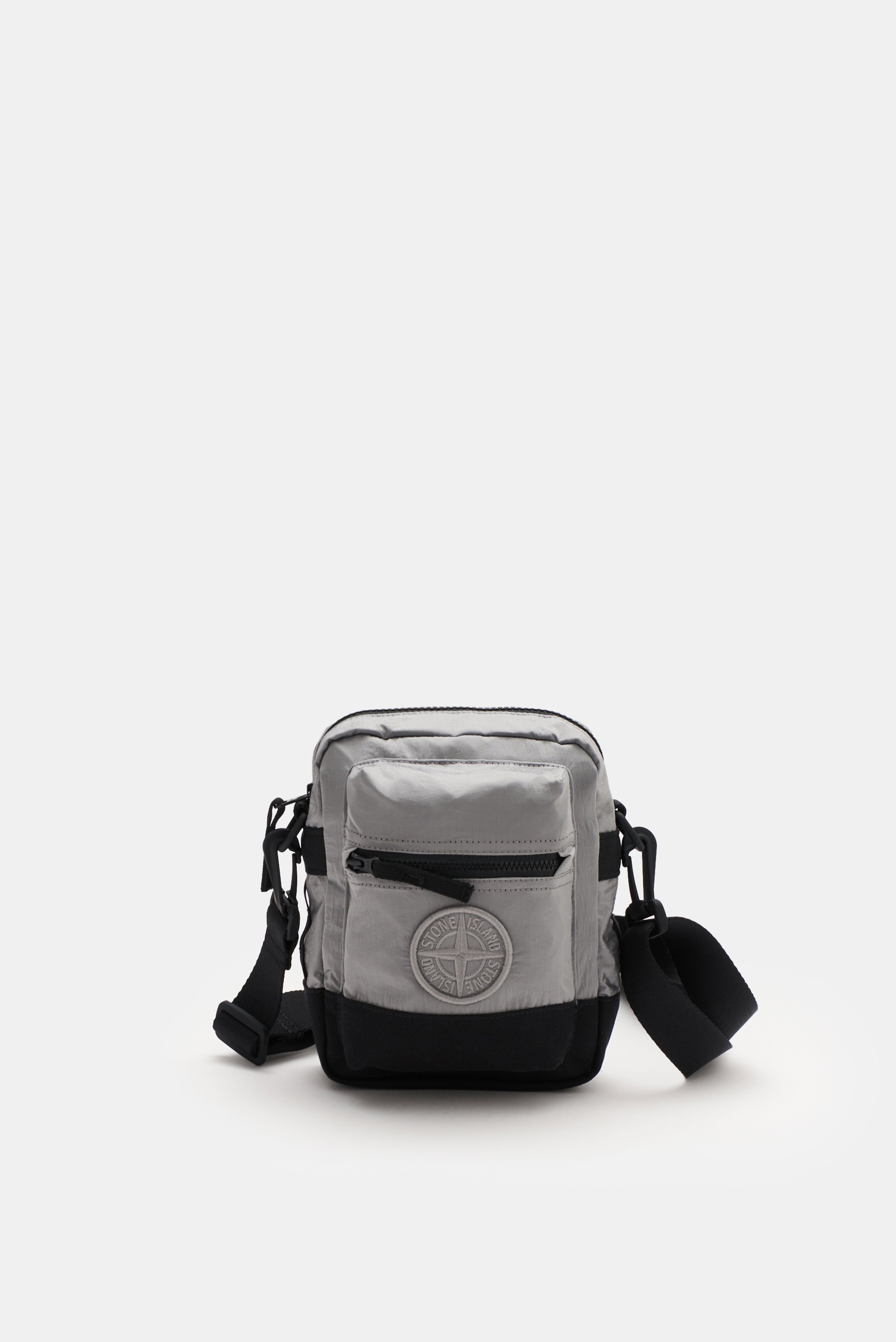 Stone Island Crossbody Bag 'Marsupio Tracolla' hellgrau/schwarz