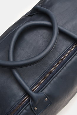 04651/ A trip in a bag Weekender '356 Bag Nubuck' navy