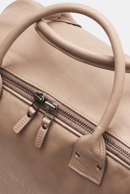 04651/ A trip in a bag Weekender '356 Bag Nubuck' taupe