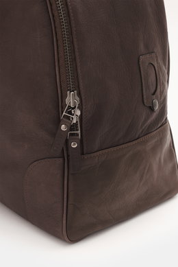 04651/ A trip in a bag Weekender '356 Bag Nubuck' dunkelbraun