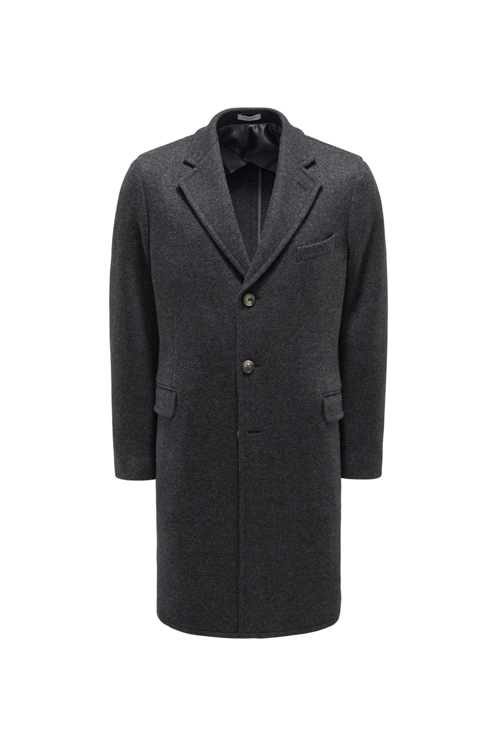 Jersey coat dark grey