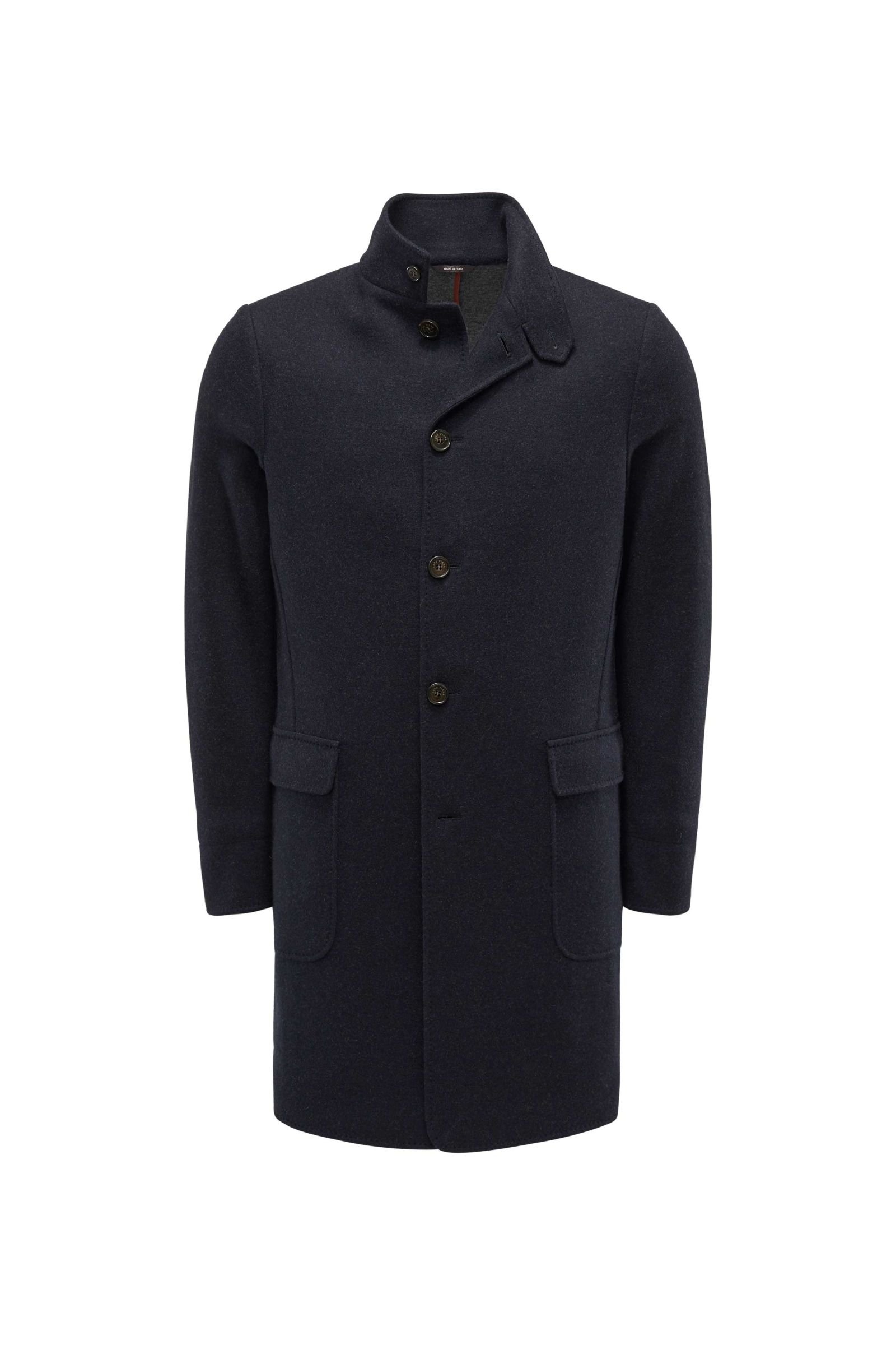Cashmere coat 'Sweater Coat' navy