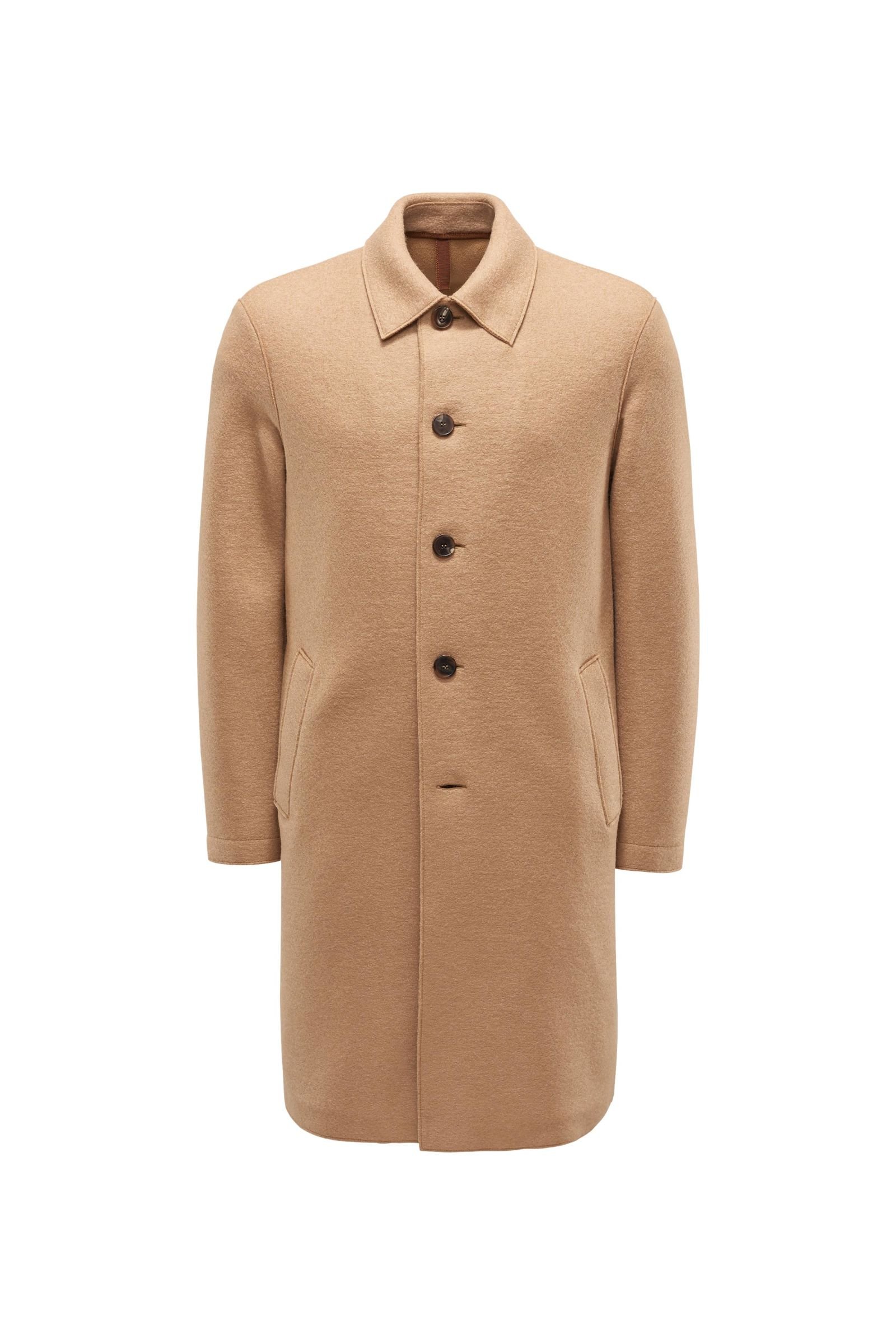 Wool coat 'Mac Over' light brown