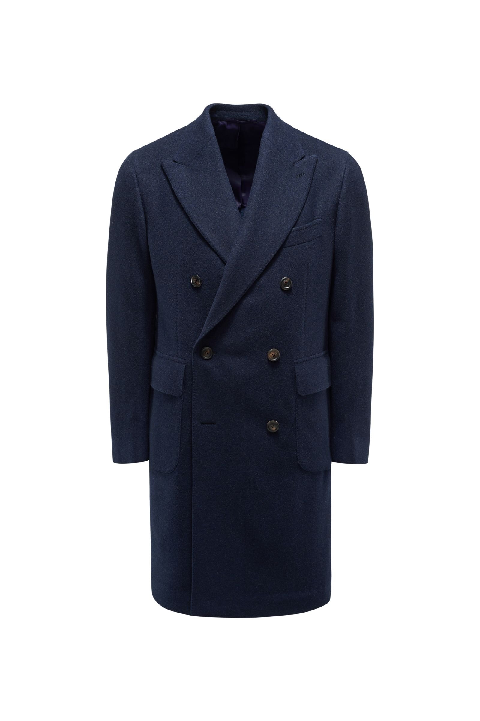 Cashmere coat 'Eros' navy
