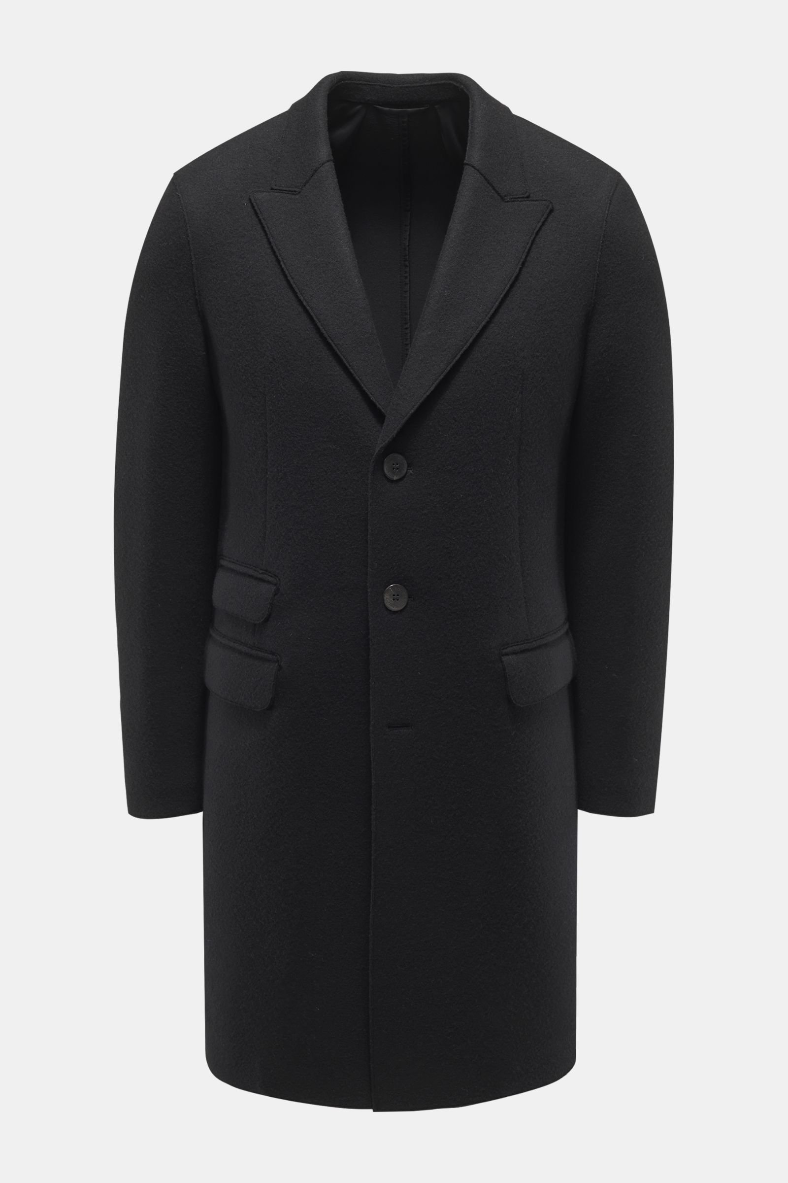 Jersey-Mantel schwarz