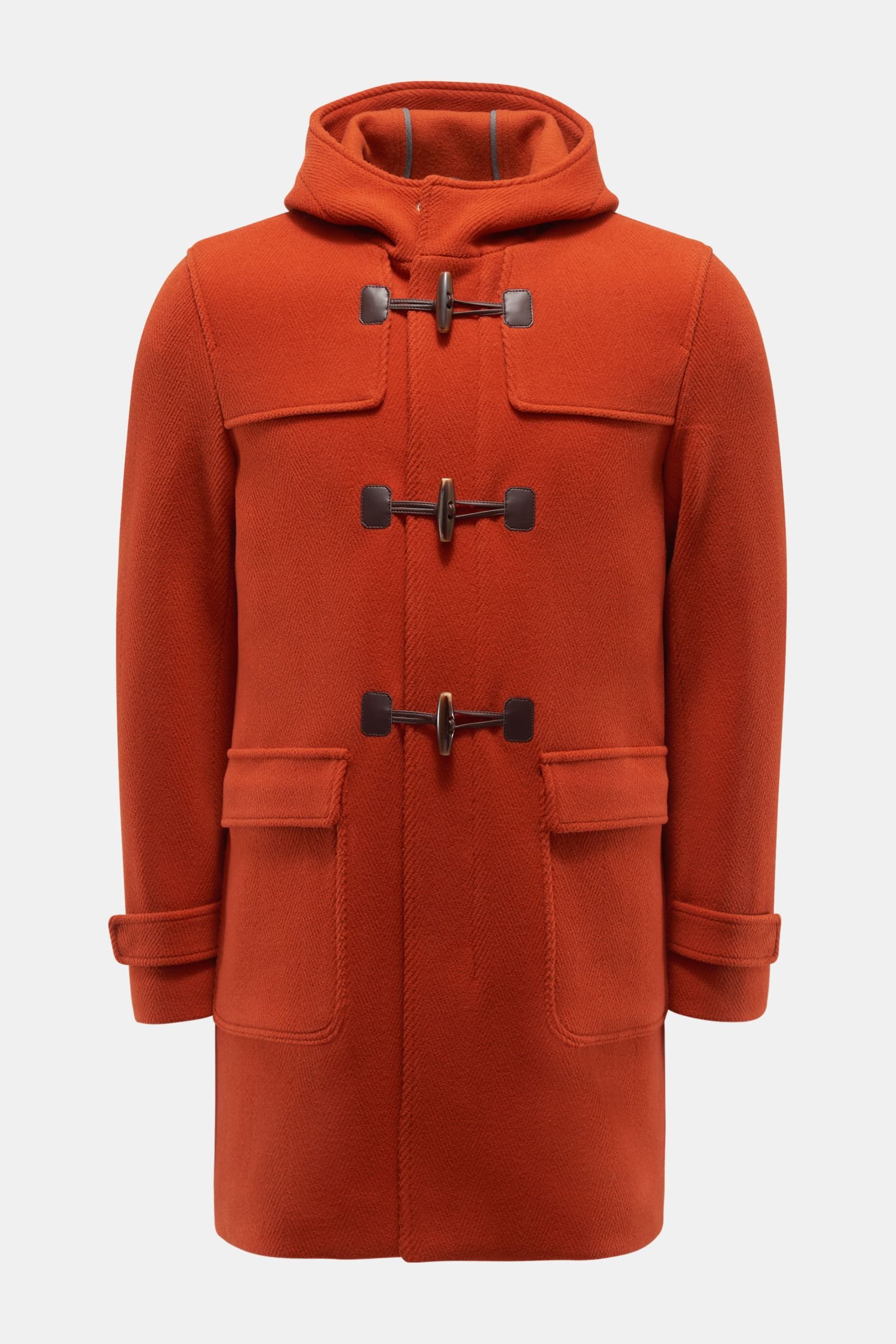 Duffle coat orange