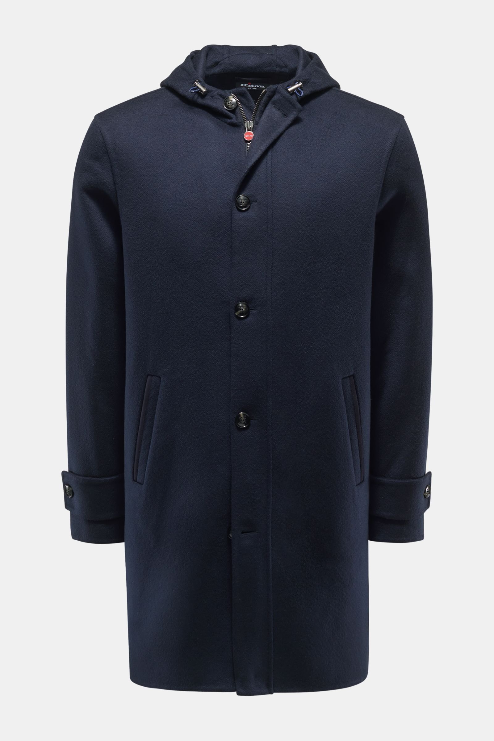 Cashmere coat navy