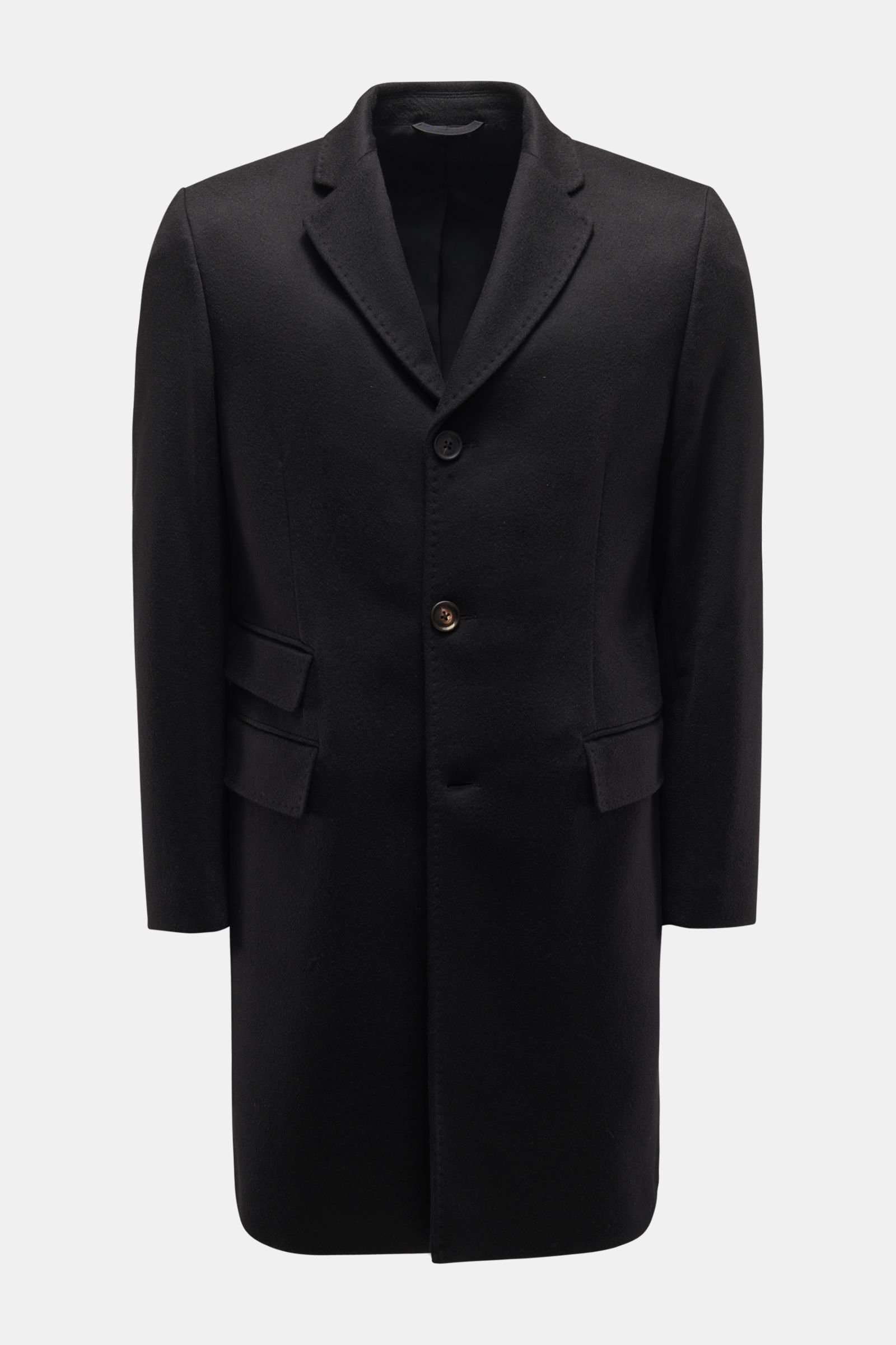 COLOMBO cashmere coat black | BRAUN Hamburg